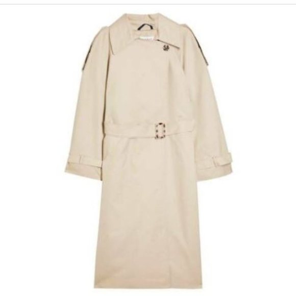 TOPSHOP Cortez Classic Lined Long Trench Coat NEW - Picture 3 of 11